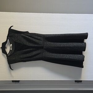 NWOT Mystic black sparkle with mesh dress